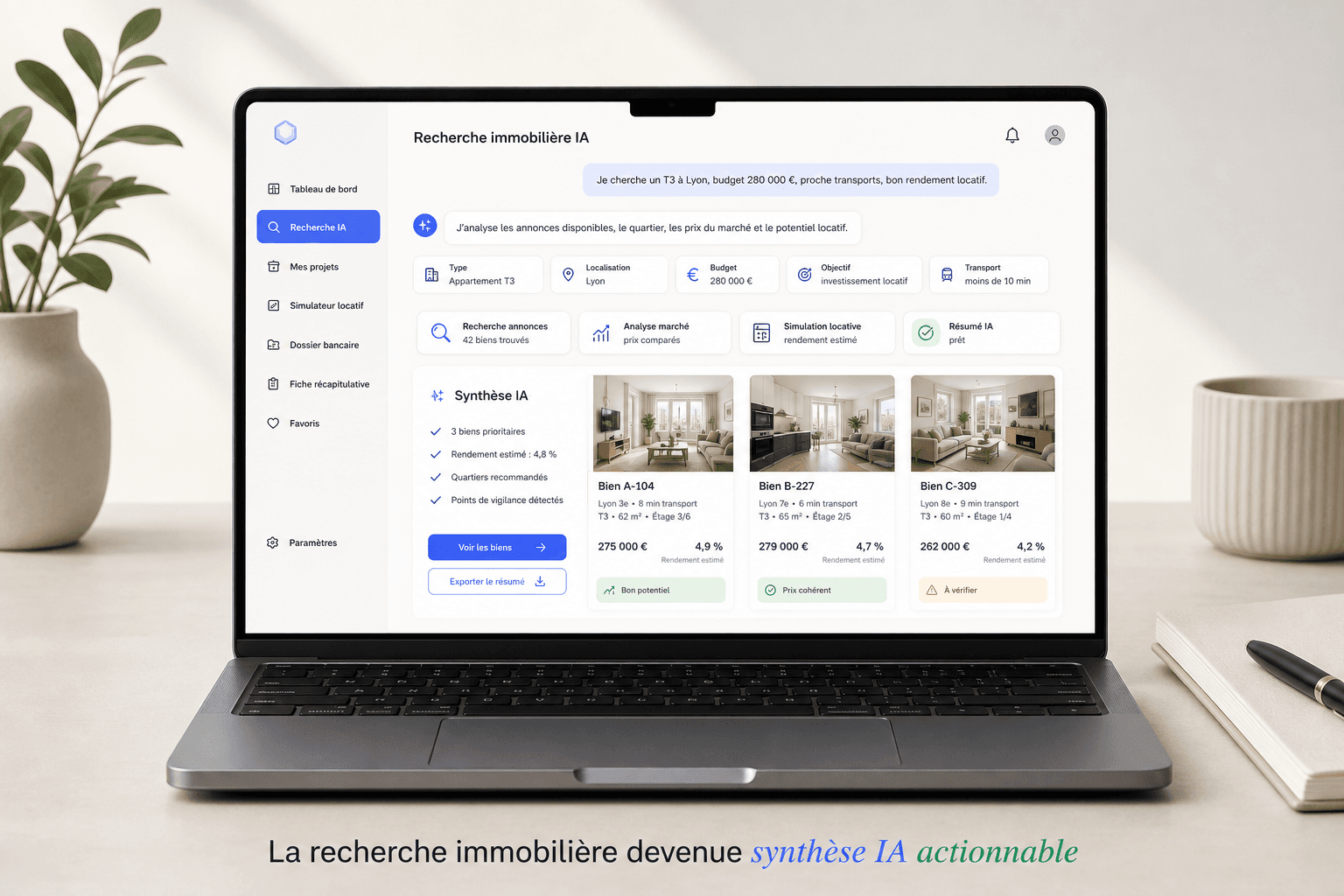 Recherche immobilière IA — IAI